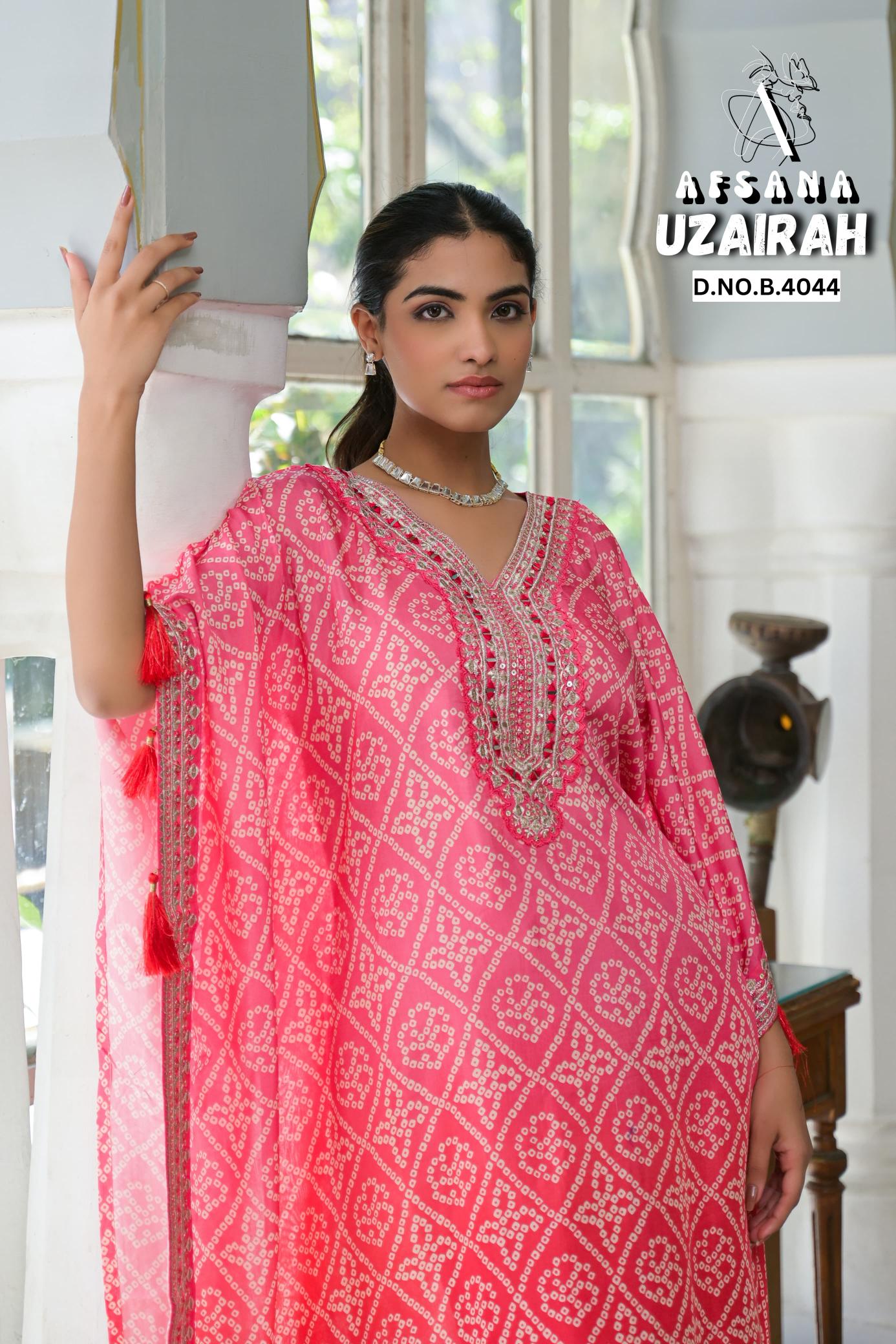 Afsana Uzairah catalog kaftan kurti online shopping india