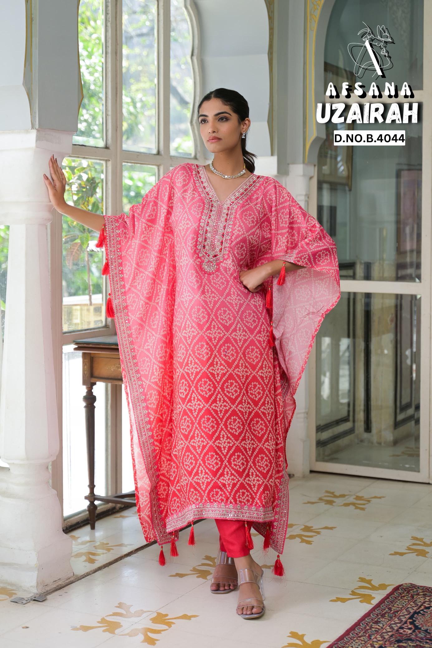 Afsana Uzairah catalog kaftan kurti online shopping india