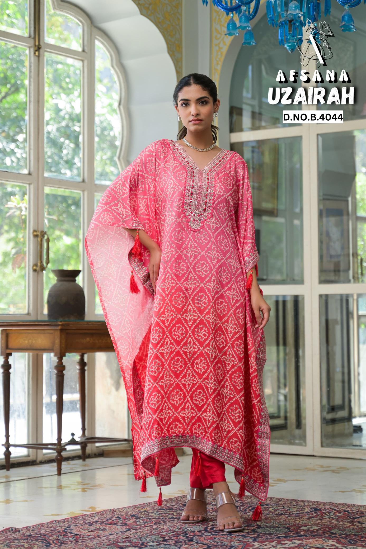Afsana Uzairah catalog kaftan kurti online shopping india