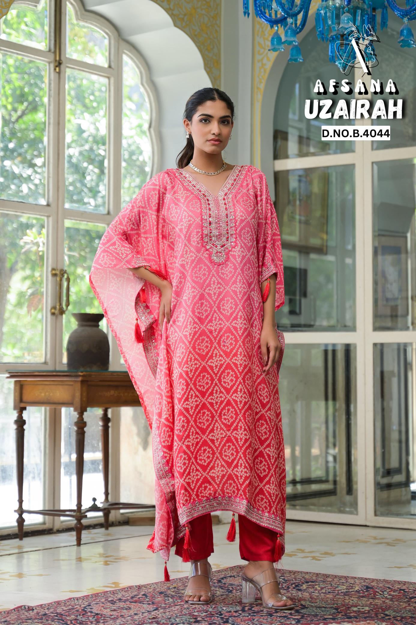 Afsana Uzairah catalog kaftan kurti online shopping india