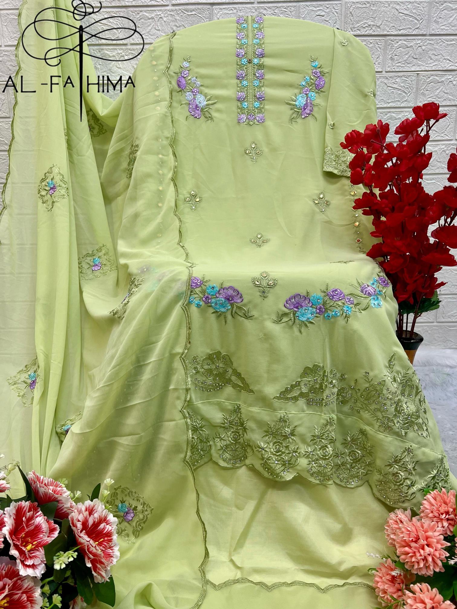 Al Fathima Noor 103 Catalog pakistani semi stitched suits online shopping