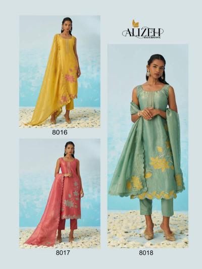 Alizeh Jasmine Catalog pakistani designer suits online for sale