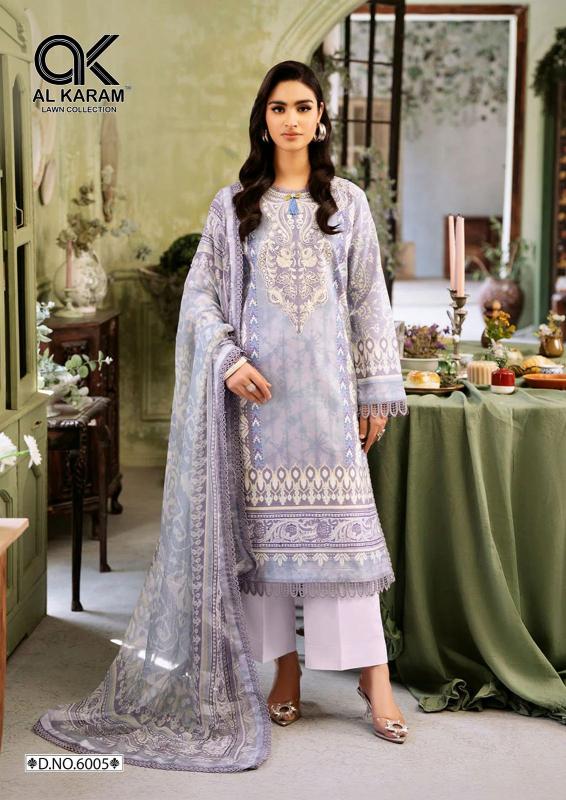 Alkaram Florence Vol-6 – Pakistani Karachi Kurti Pant With Dupatta - Wholesale Catalog