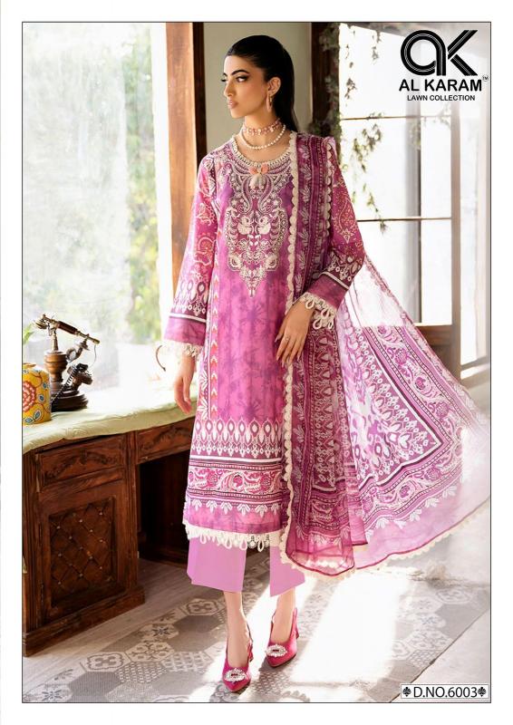 Alkaram Florence Vol-6 – Pakistani Karachi Kurti Pant With Dupatta - Wholesale Catalog