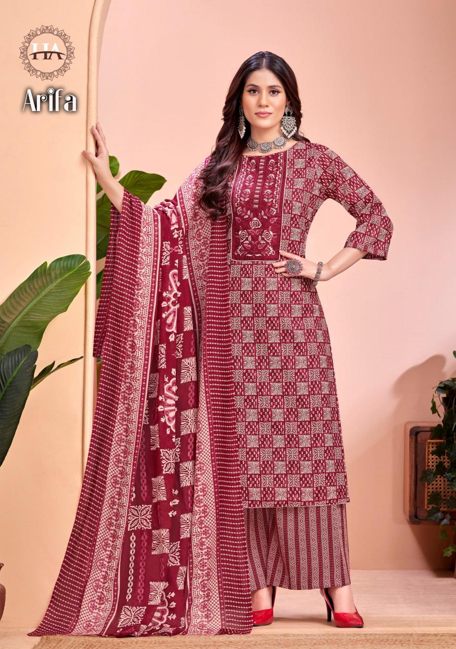 Alok Aarifa catalog cotton dress material in wholesale rate