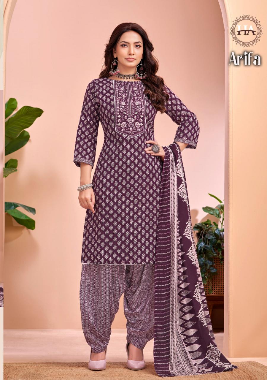 Alok Aarifa catalog cotton dress material in wholesale rate