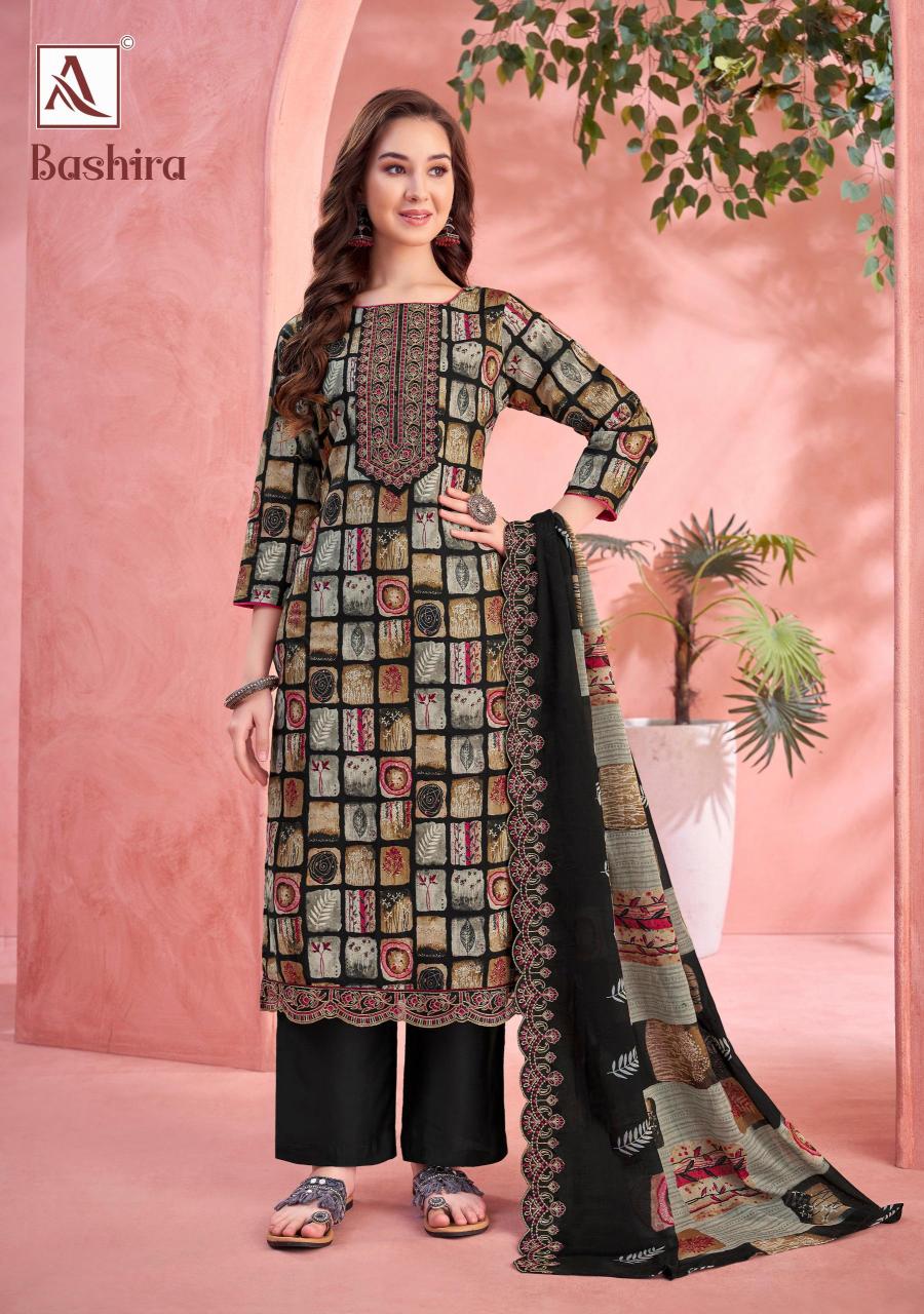 Alok Bashira catalog buy wholesale dress materials in surat