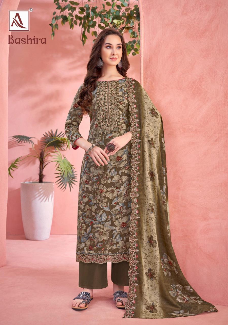 Alok Bashira catalog buy wholesale dress materials in surat
