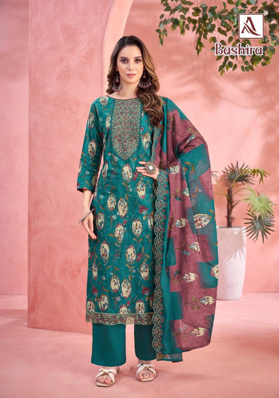 Alok Bashira catalog buy wholesale dress materials in surat