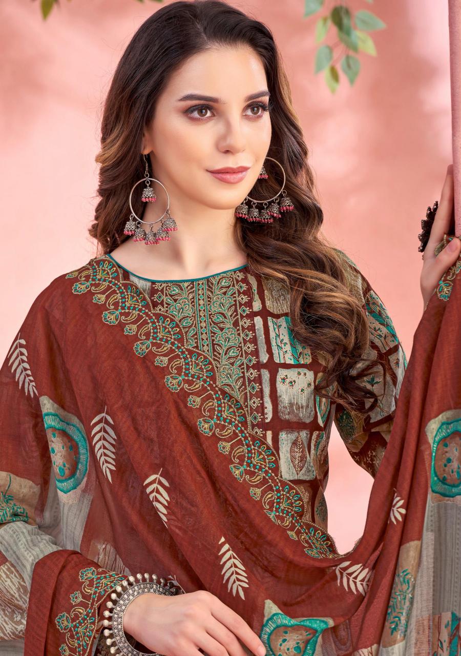 Alok Bashira catalog buy wholesale dress materials in surat
