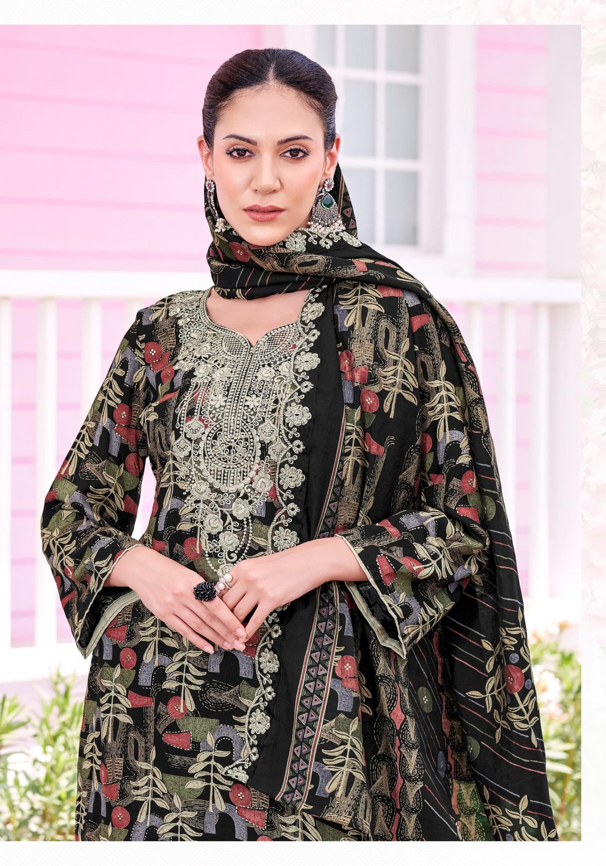 Alok Black Diamond Vol 7 Catalog designer dress material in surat
