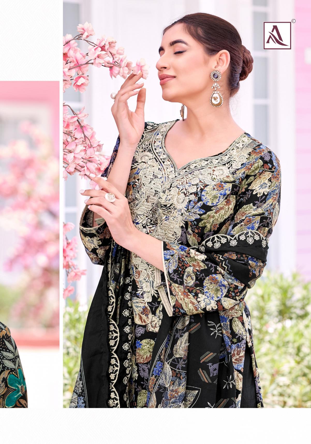 Alok Black Diamond Vol 7 Catalog designer dress material in surat