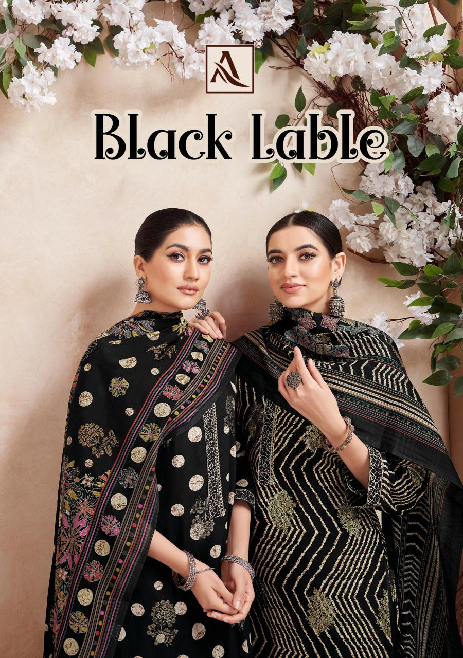 Alok Black Lable catalog dress materials manufacturers in surat