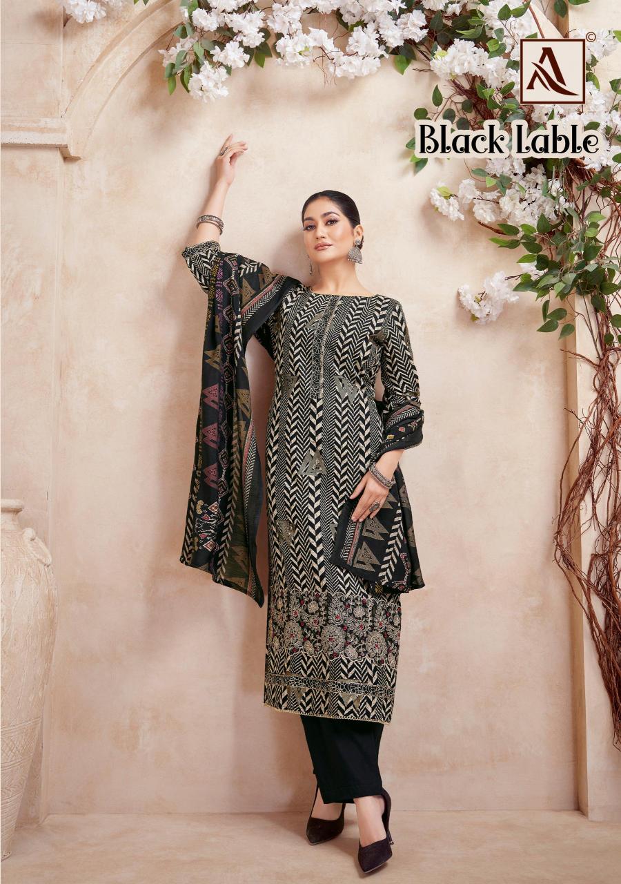 Alok Black Lable catalog dress materials manufacturers in surat