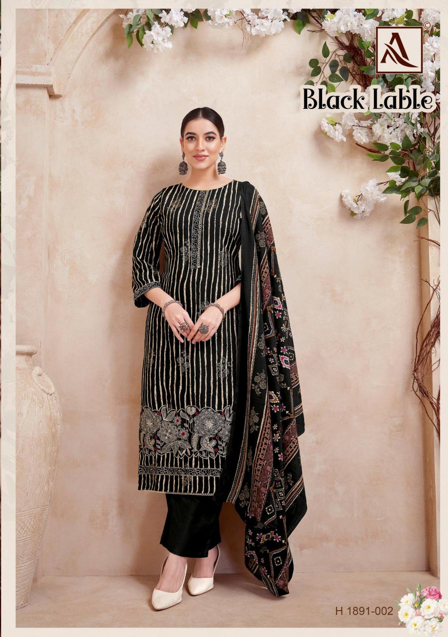 Alok Black Lable catalog dress materials manufacturers in surat