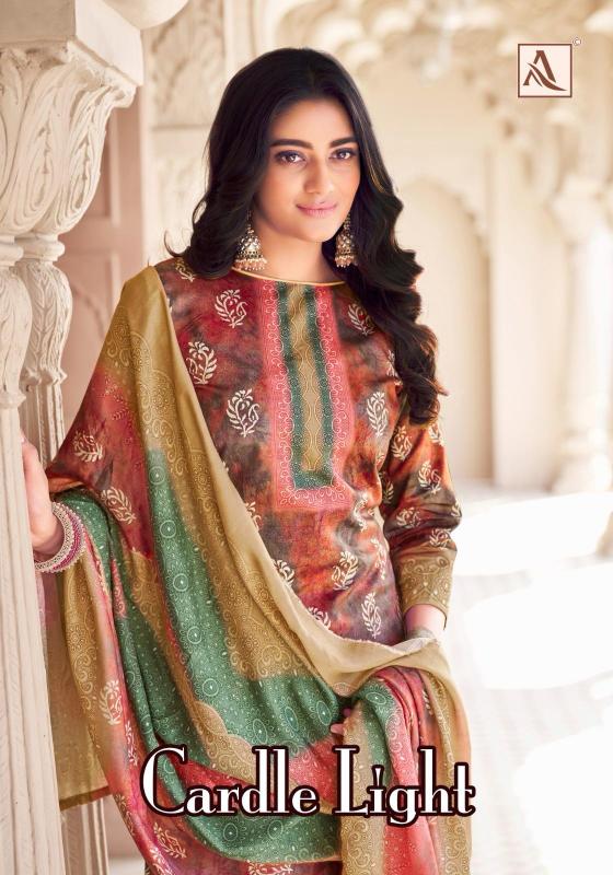 Alok Cardle Light catalog wholesale dress material surat online