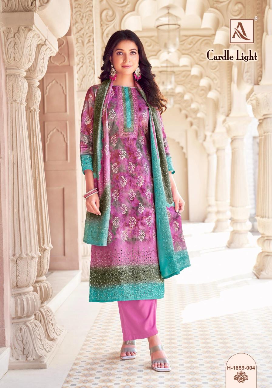 Alok Cardle Light catalog wholesale dress material surat online