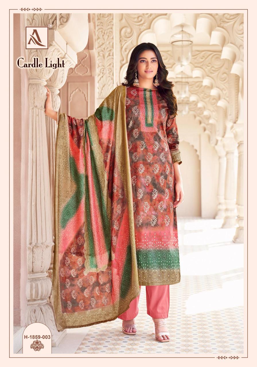 Alok Cardle Light catalog wholesale dress material surat online