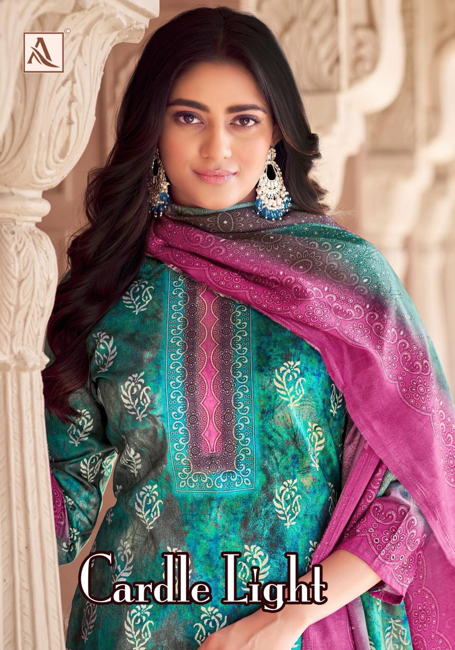 Alok Cardle Light catalog wholesale dress material surat online