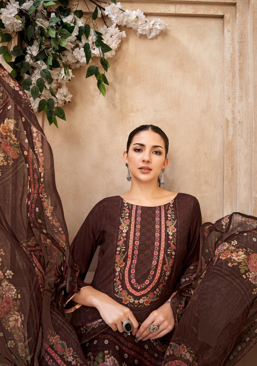 Alok Crazy catalog surat fabric dress material
