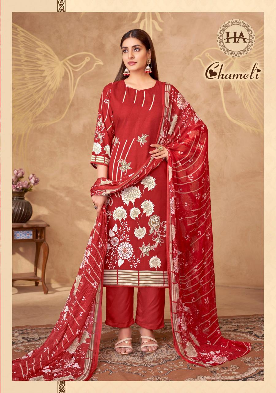 Alok Harshit Chameli catalog wholesale dress materials near me