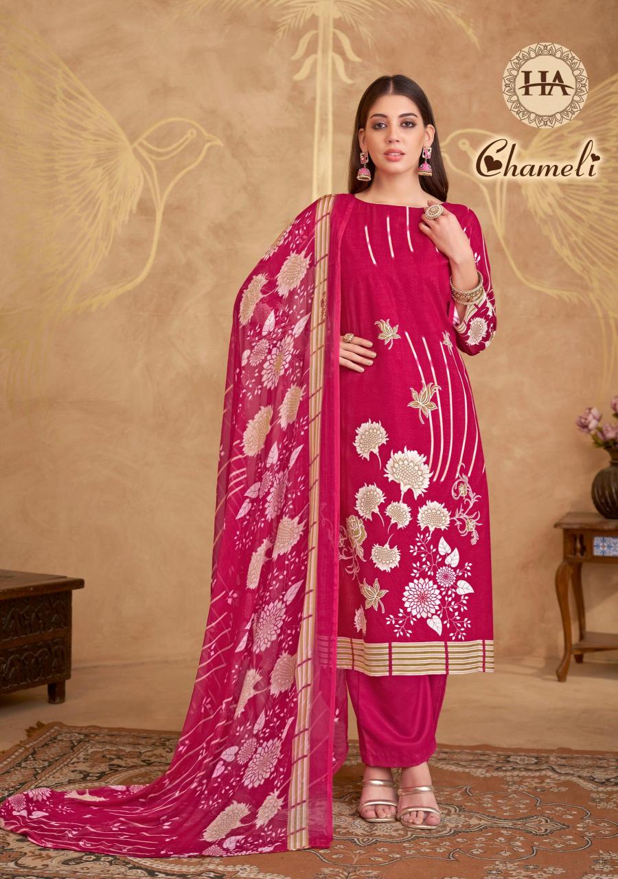 Alok Harshit Chameli catalog wholesale dress materials near me