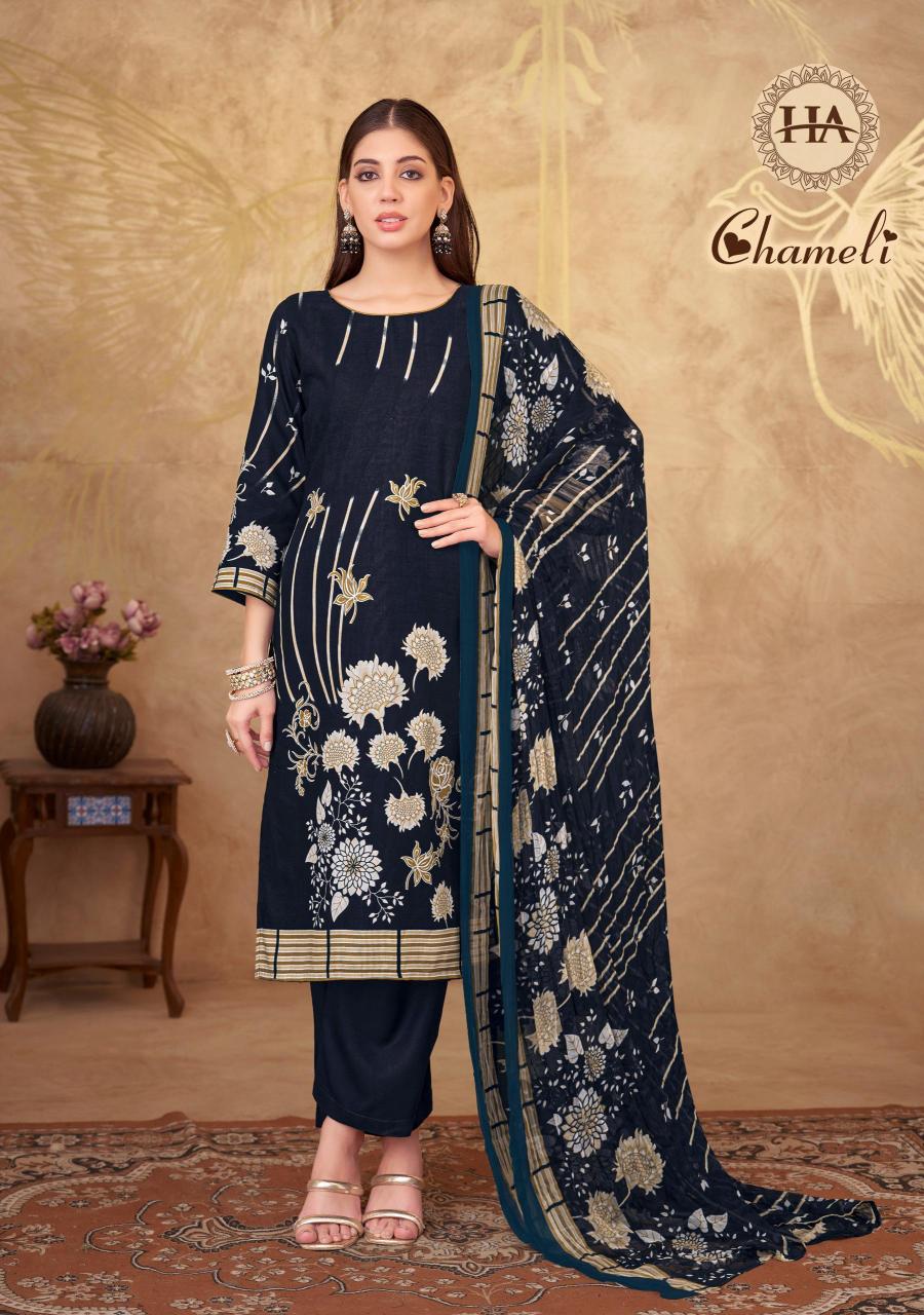 Alok Harshit Chameli catalog wholesale dress materials near me