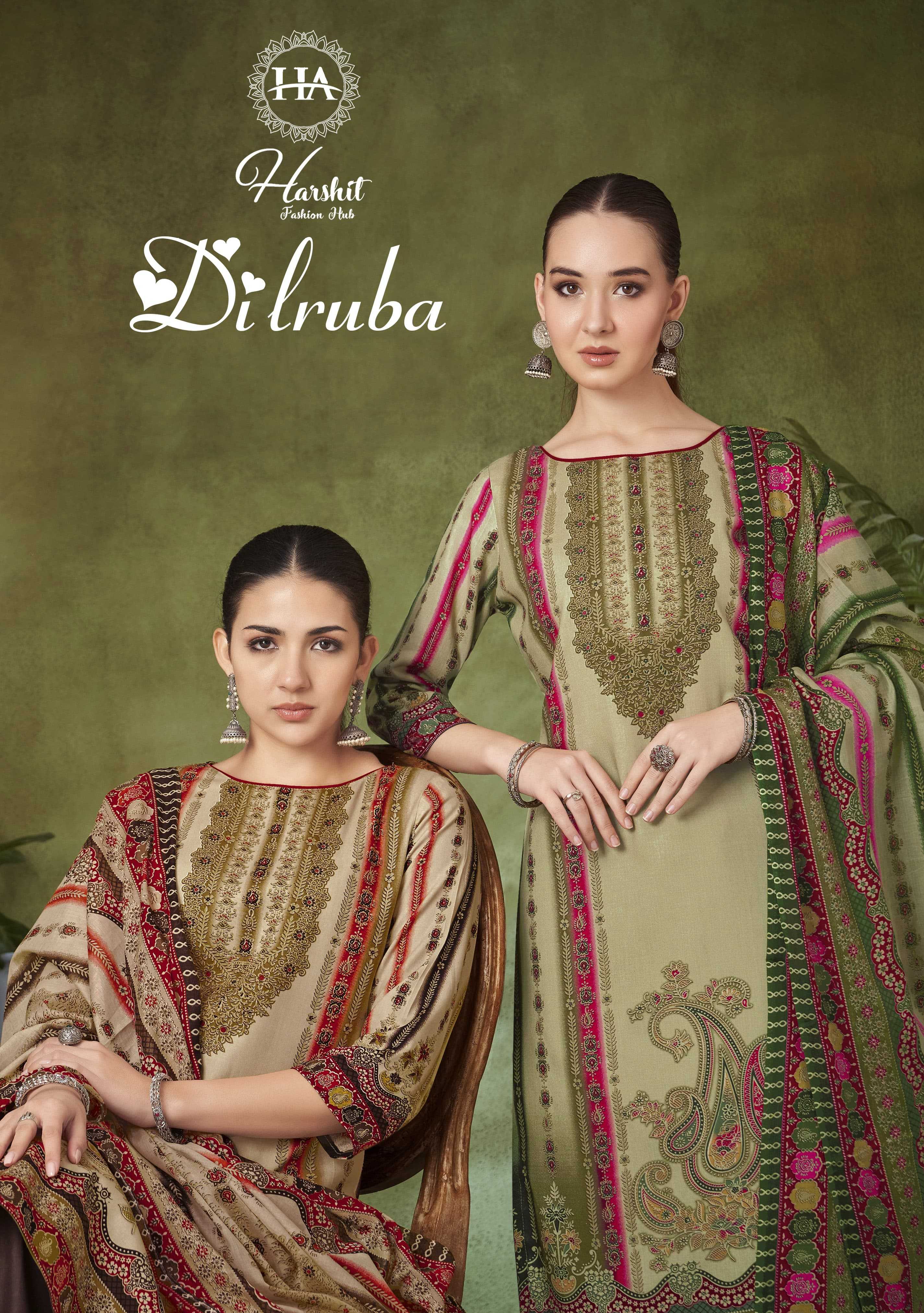 Alok Harshit Dilruba Catalog unstitched dress material surat