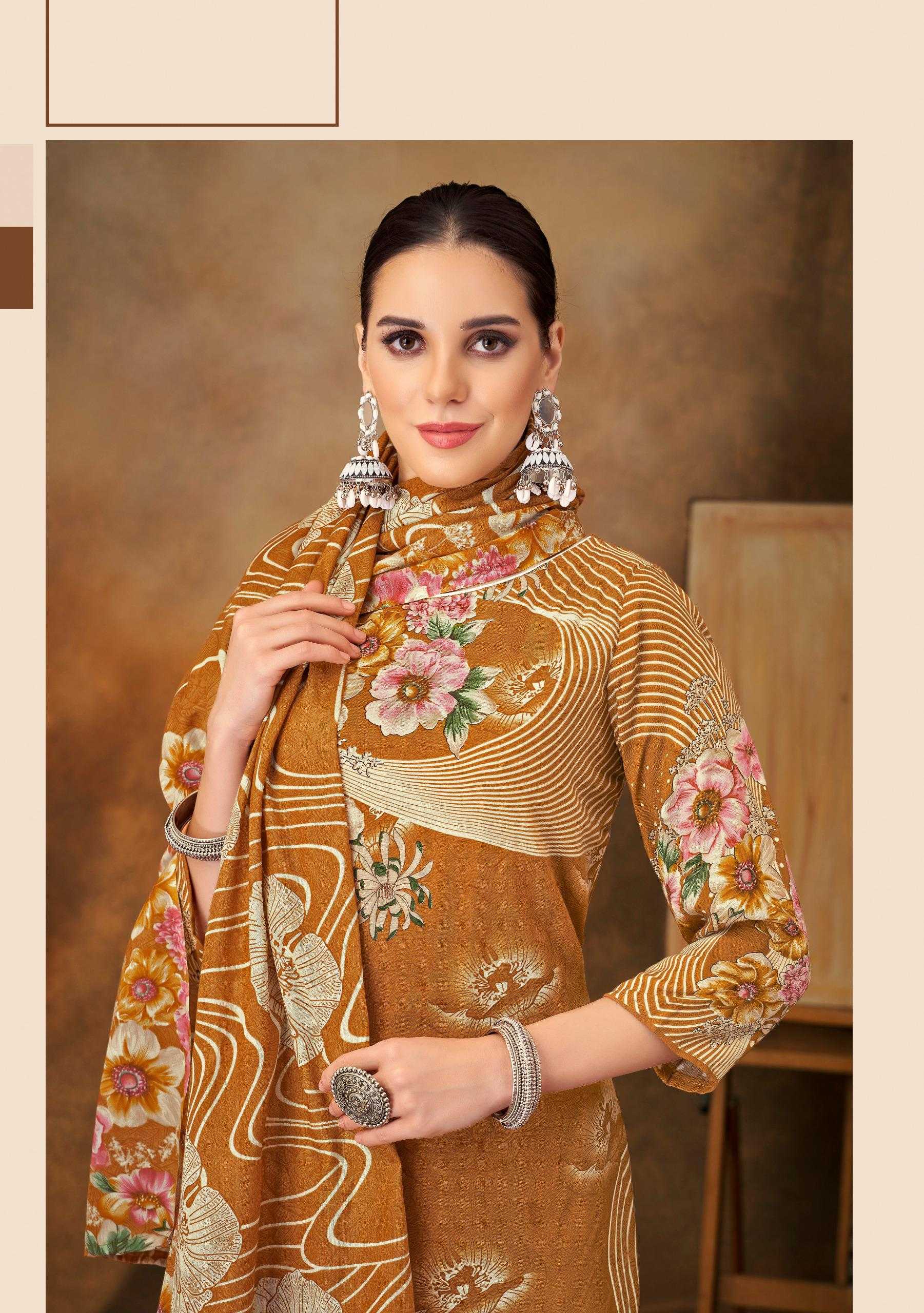 Alok Harshit Shabana catalog ladies dress material wholesale market in surat