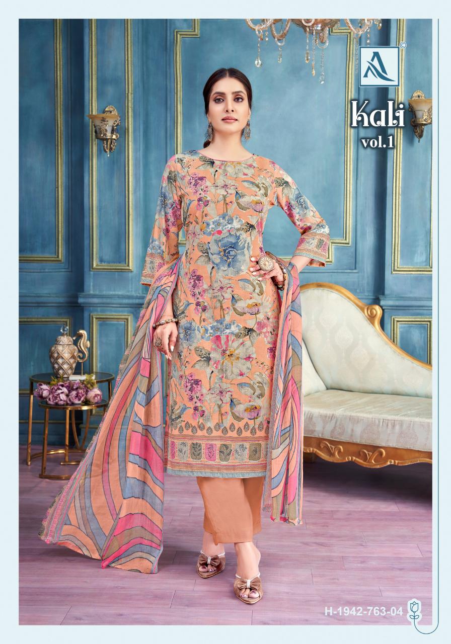 Alok Kali catalog wholesale synthetic dress materials with price