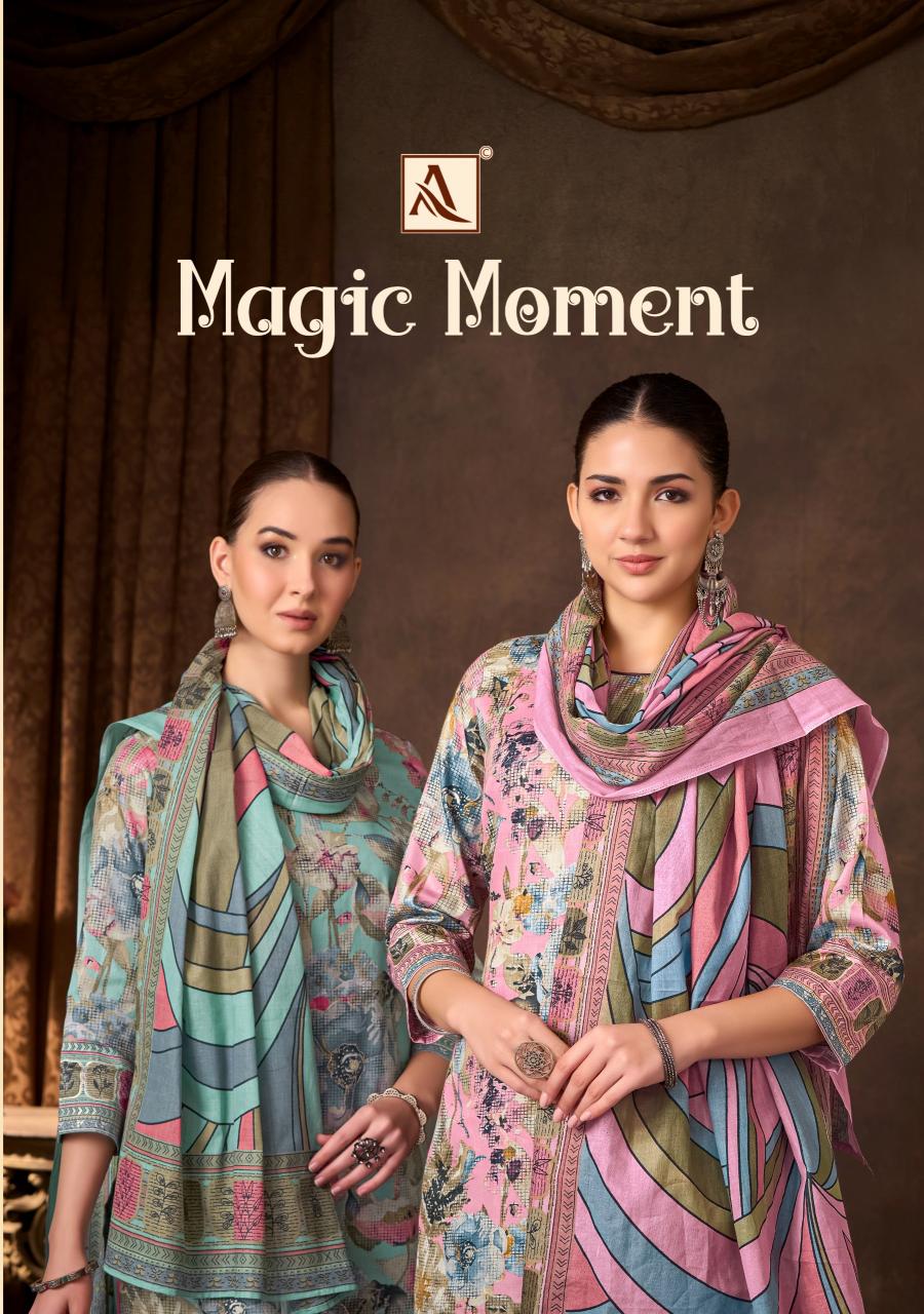 Alok Magic Moment catalog dress material wholesale market in delhi