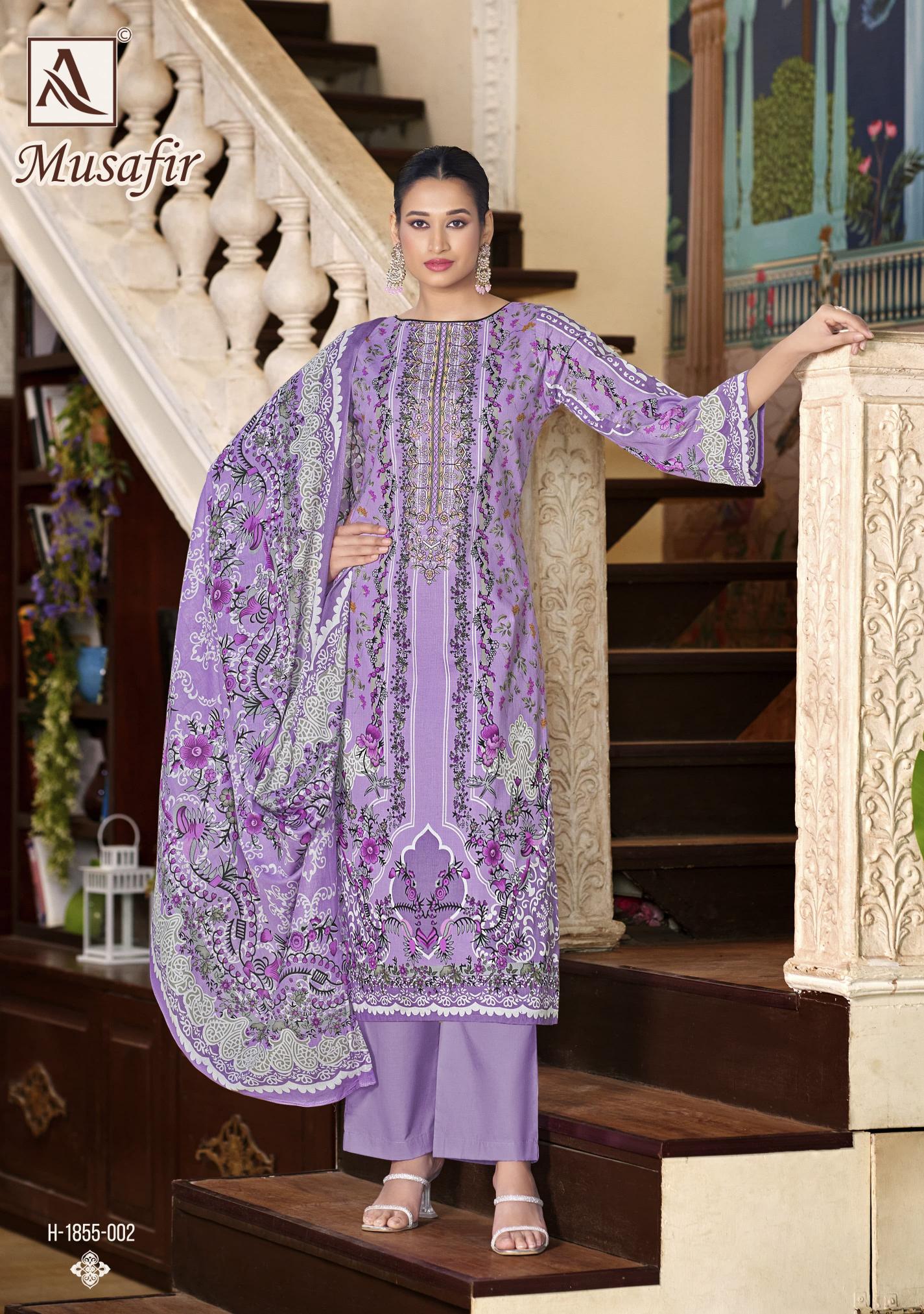 Alok Musafir catalog wholesale dress materials in surat 