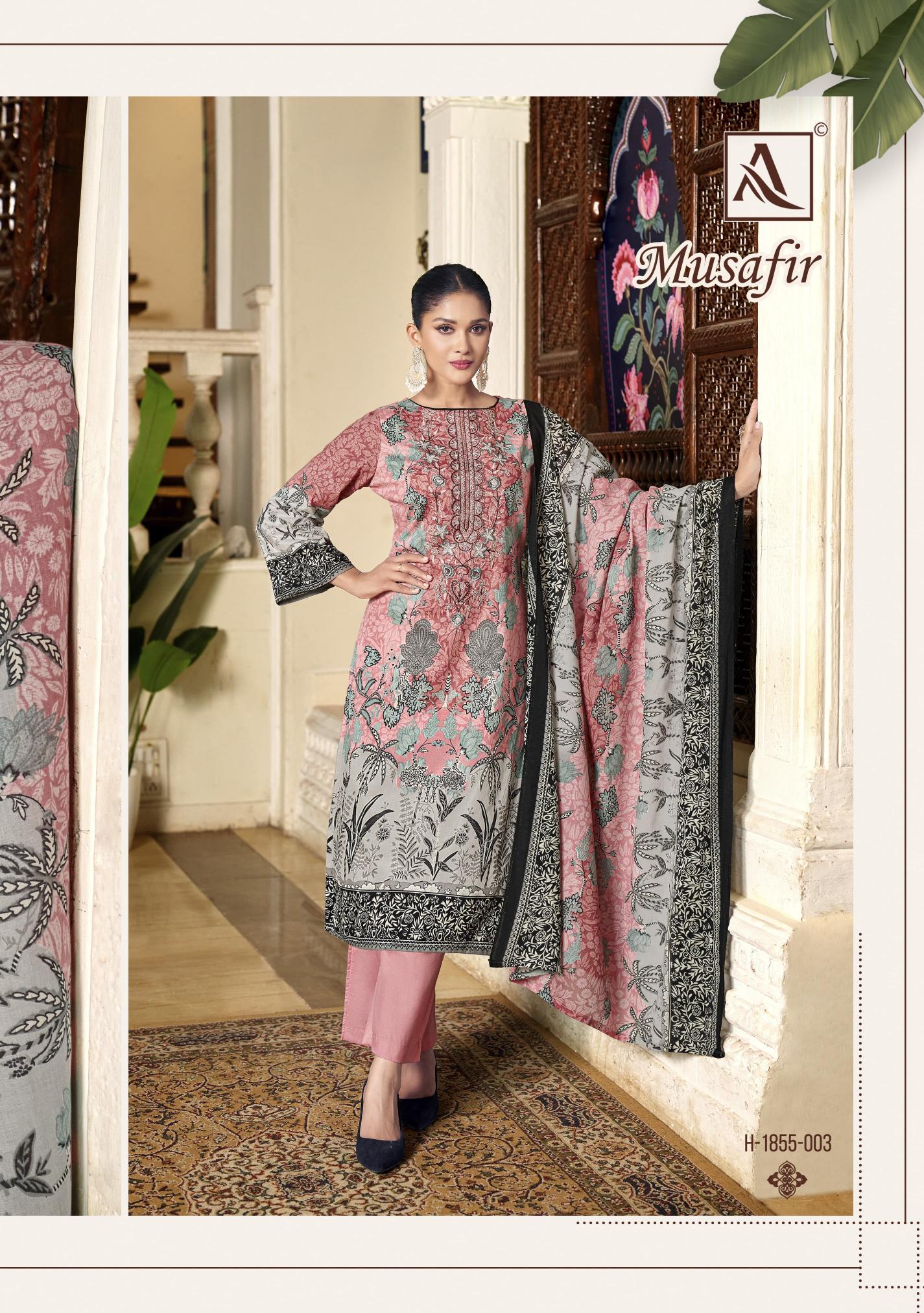Alok Musafir catalog wholesale dress materials in surat 