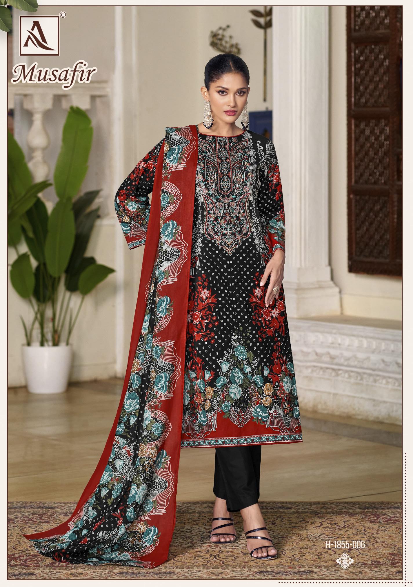 Alok Musafir catalog wholesale dress materials in surat 