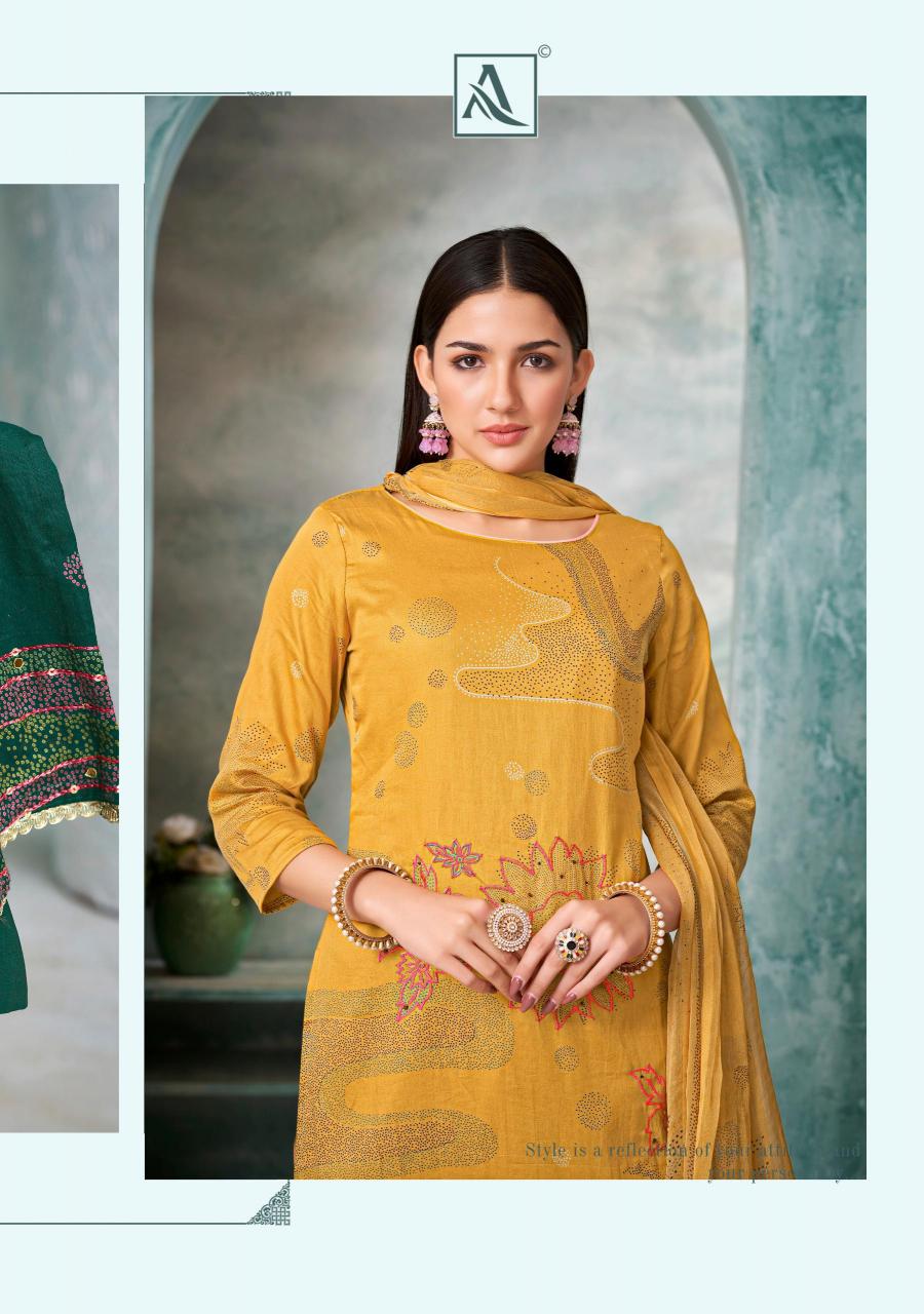 Alok Mythilli Vol 3 Catalog dress materials wholesale near me
