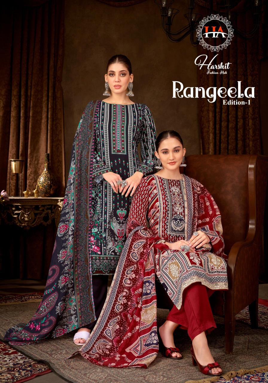 Alok Rangeela vol 1 catalog dress material at surat