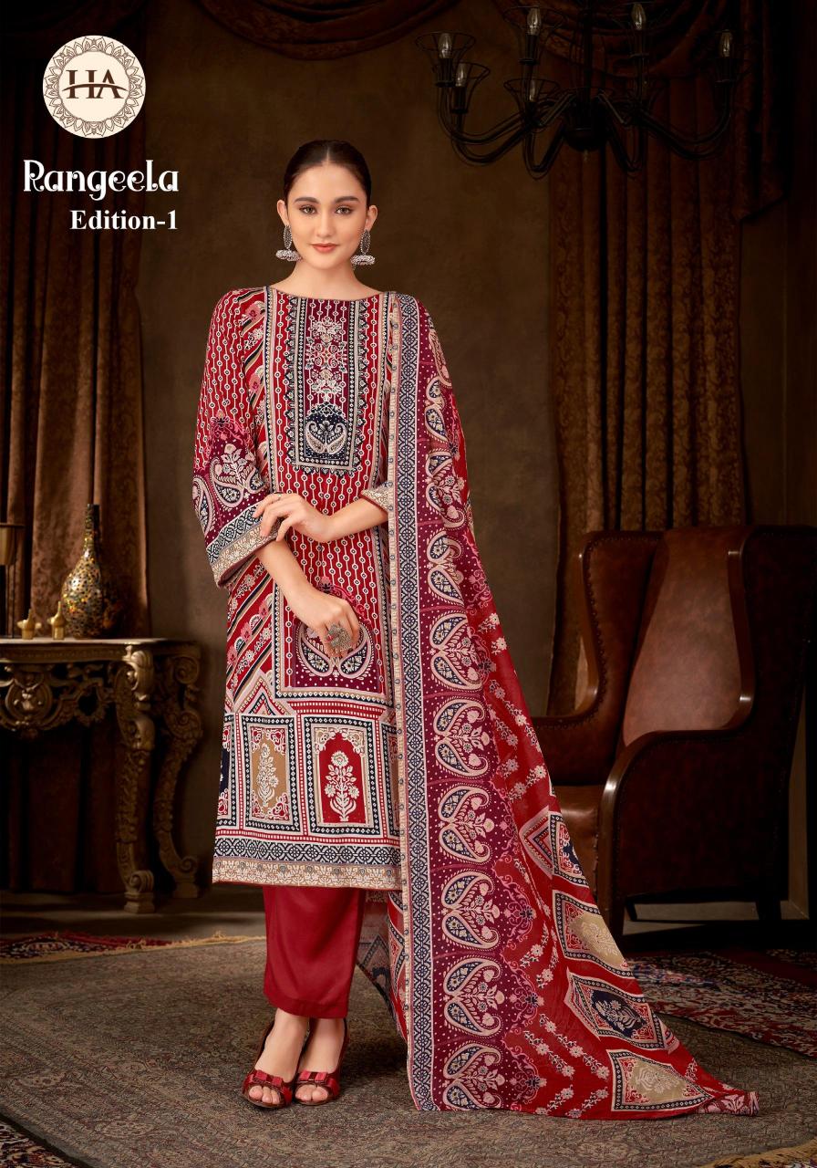 Alok Rangeela vol 1 catalog dress material at surat