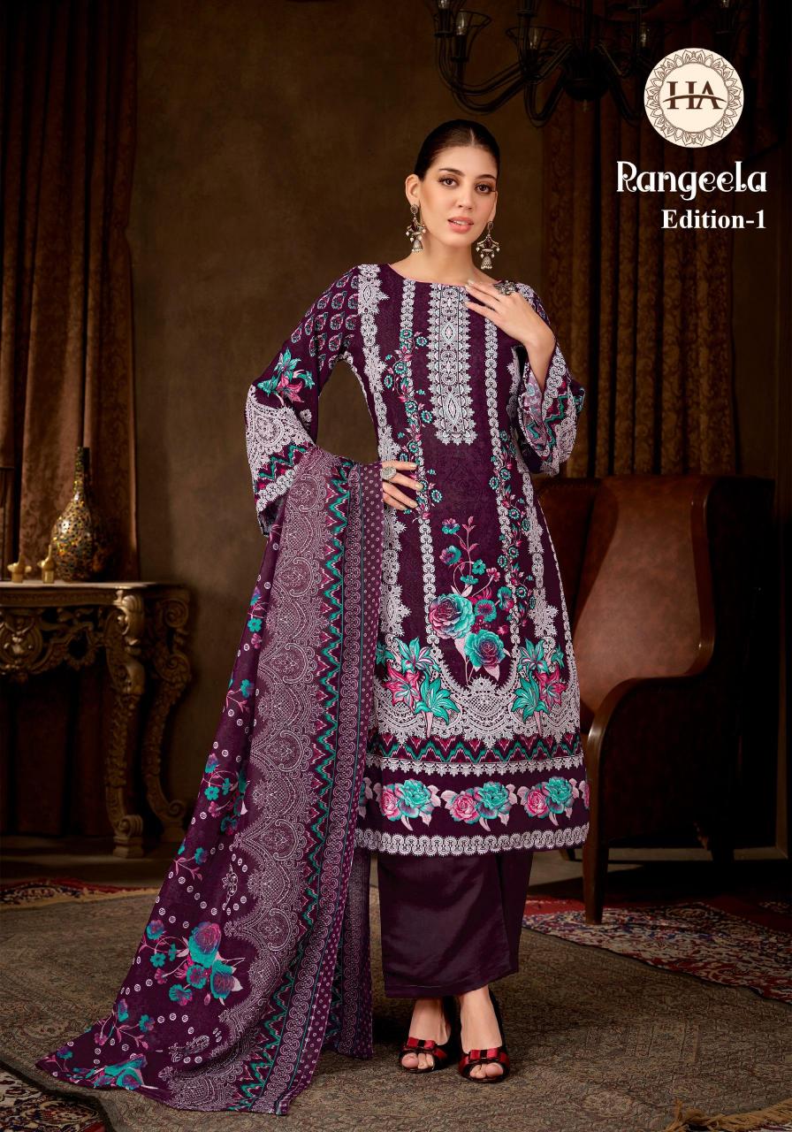 Alok Rangeela vol 1 catalog dress material at surat
