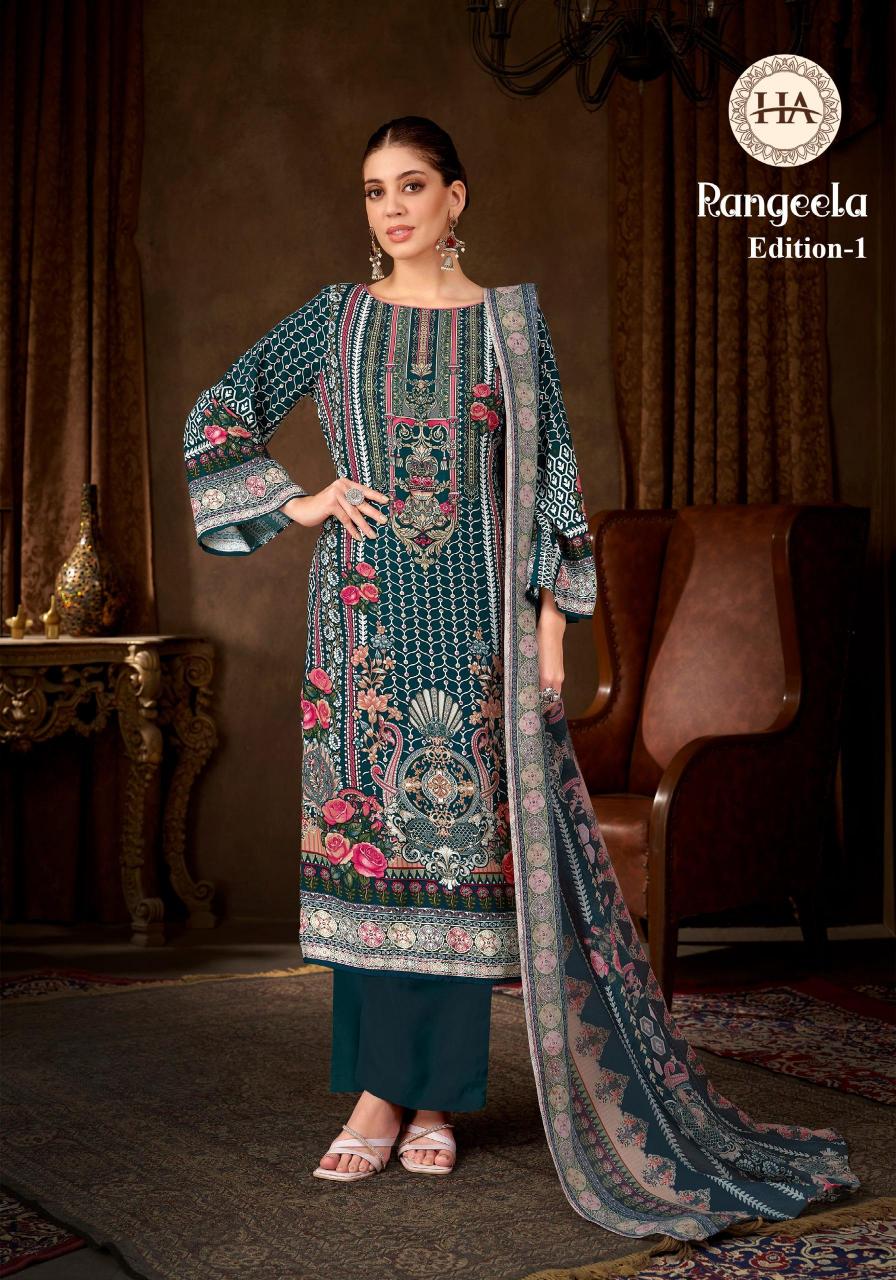 Alok Rangeela vol 1 catalog dress material at surat