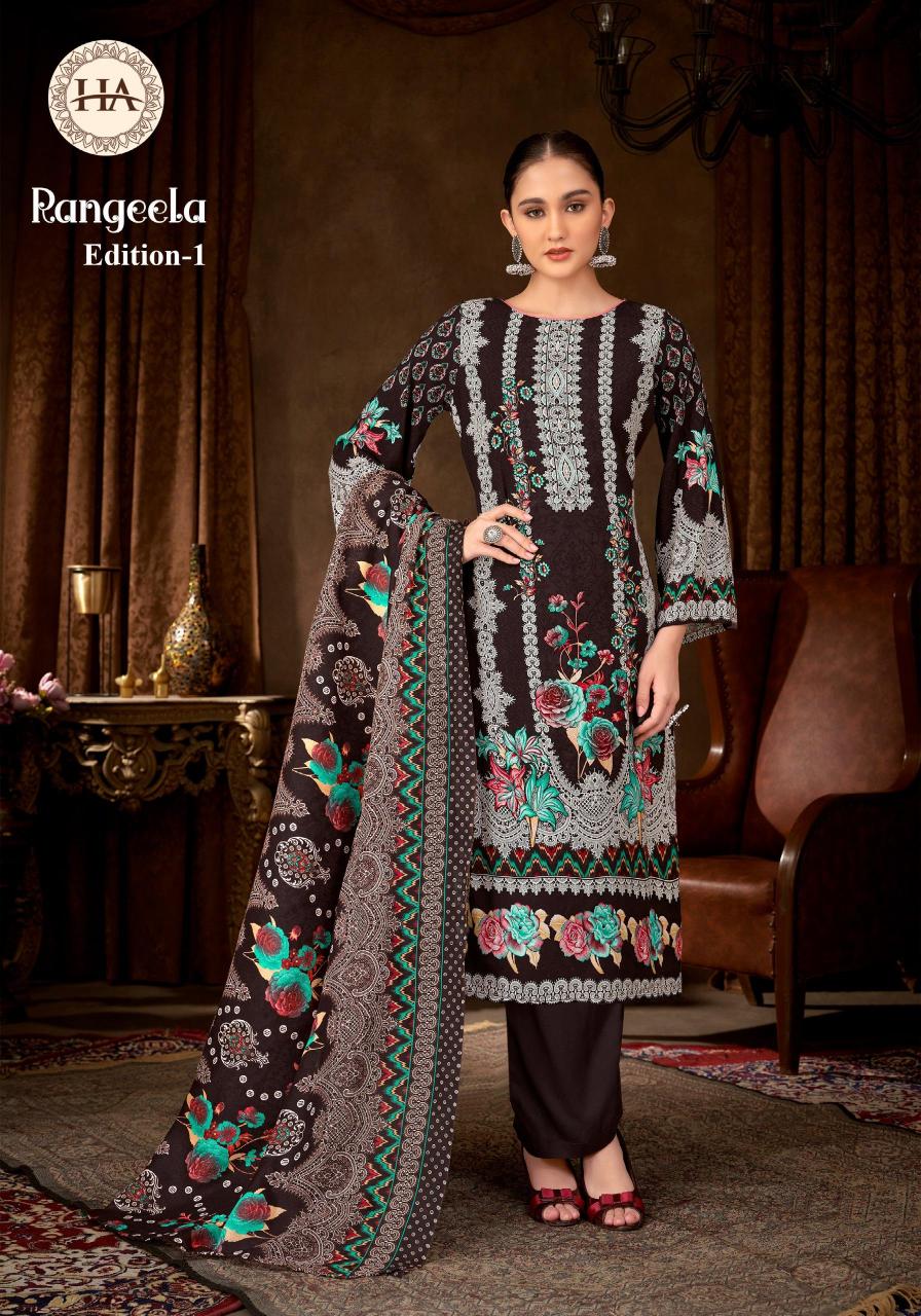 Alok Rangeela vol 1 catalog dress material at surat