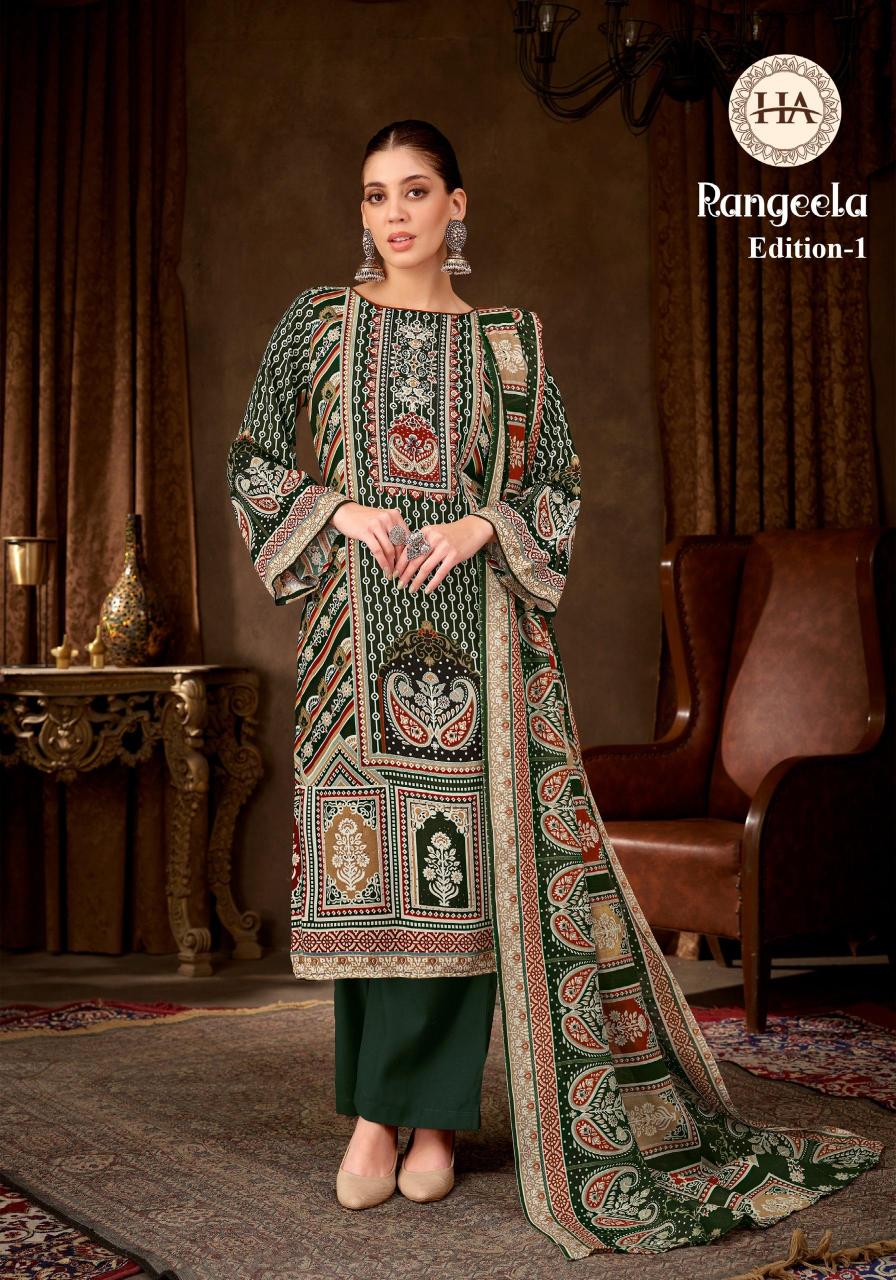 Alok Rangeela vol 1 catalog dress material at surat