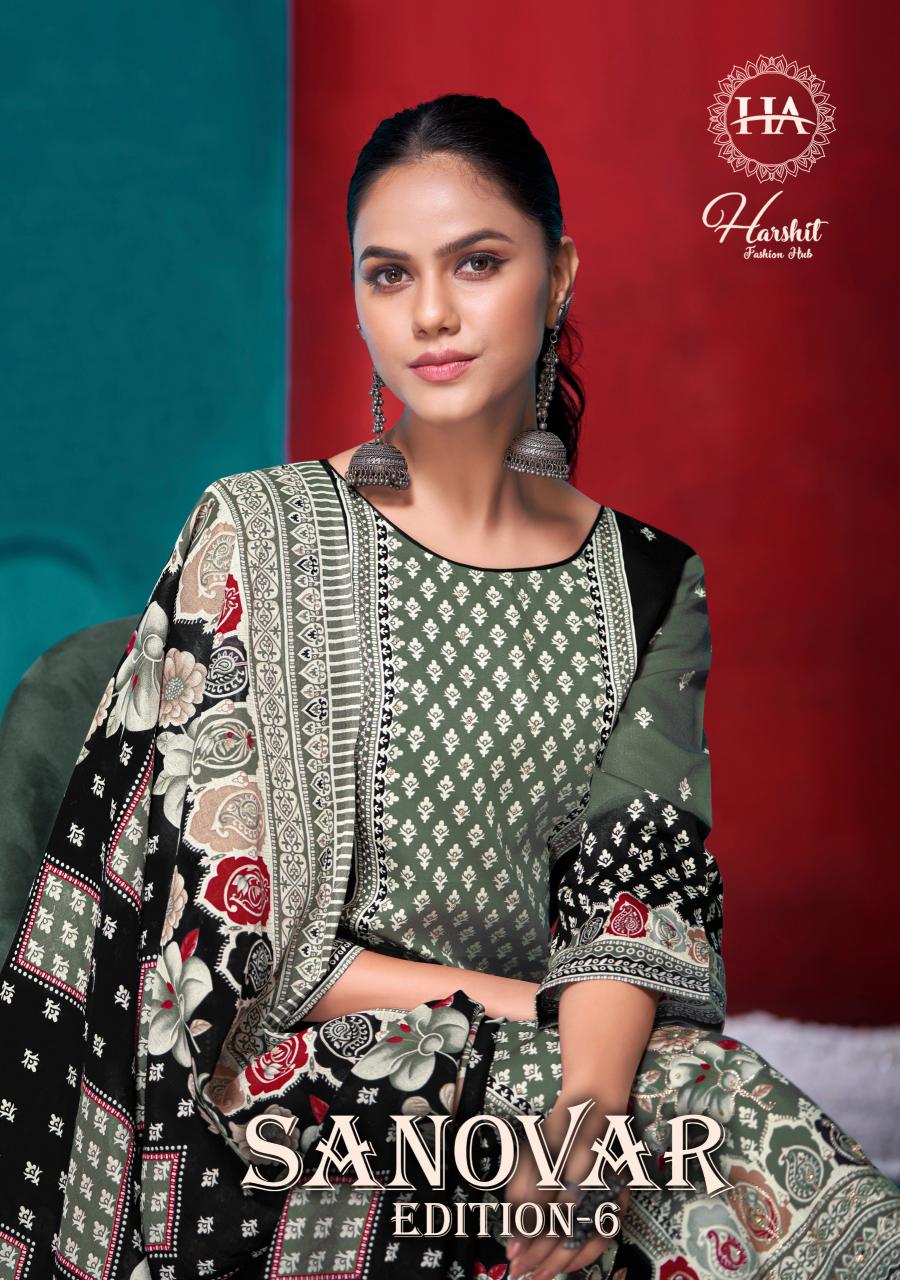 Alok Sanovar Vol 6 wholesale dress material distributors