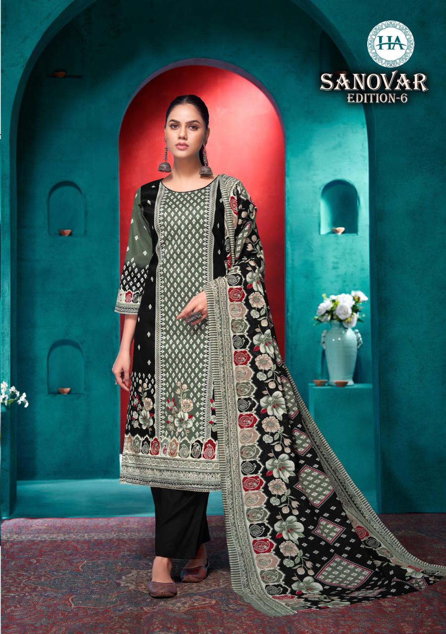 Alok Sanovar Vol 6 wholesale dress material distributors