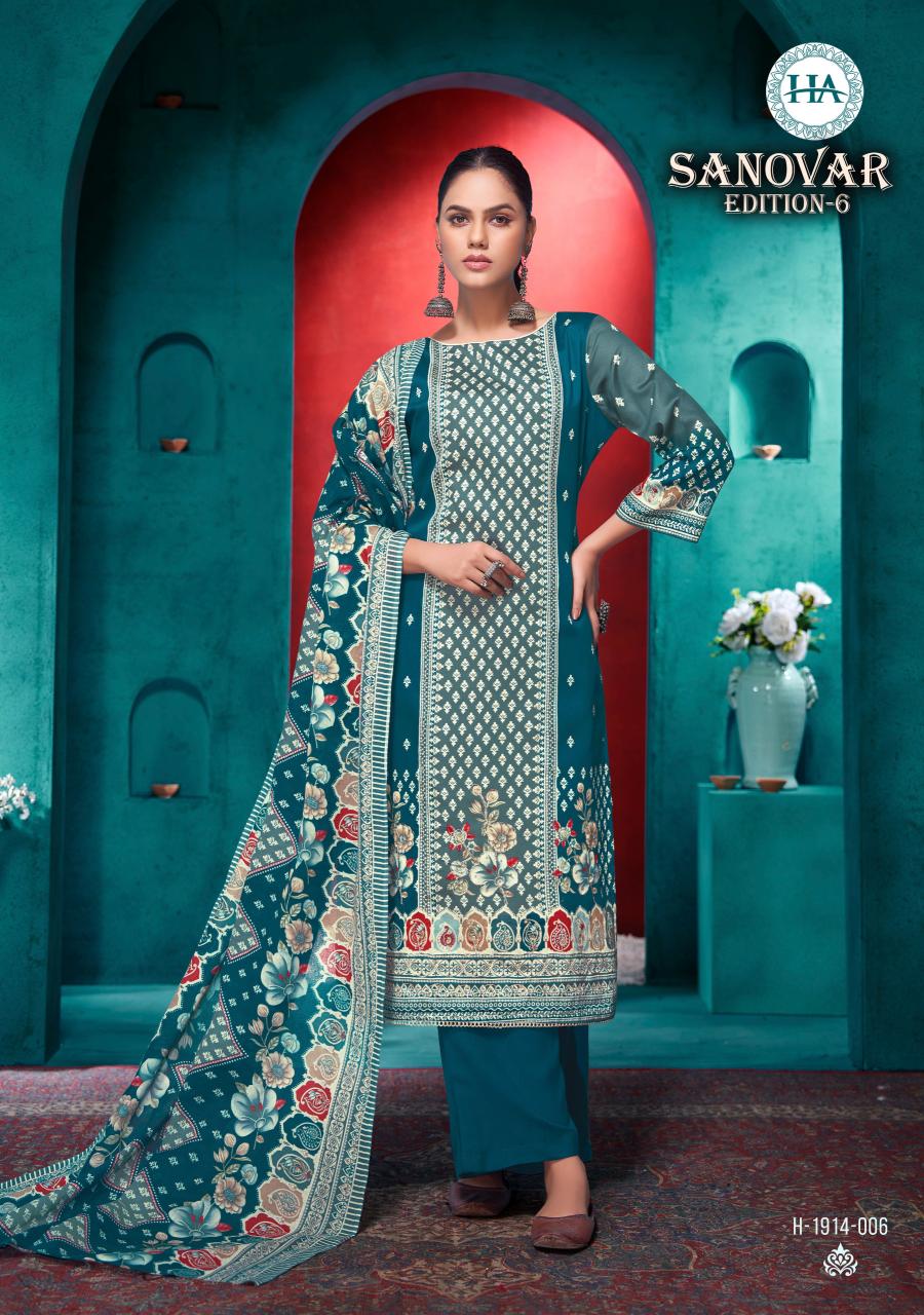 Alok Sanovar Vol 6 wholesale dress material distributors