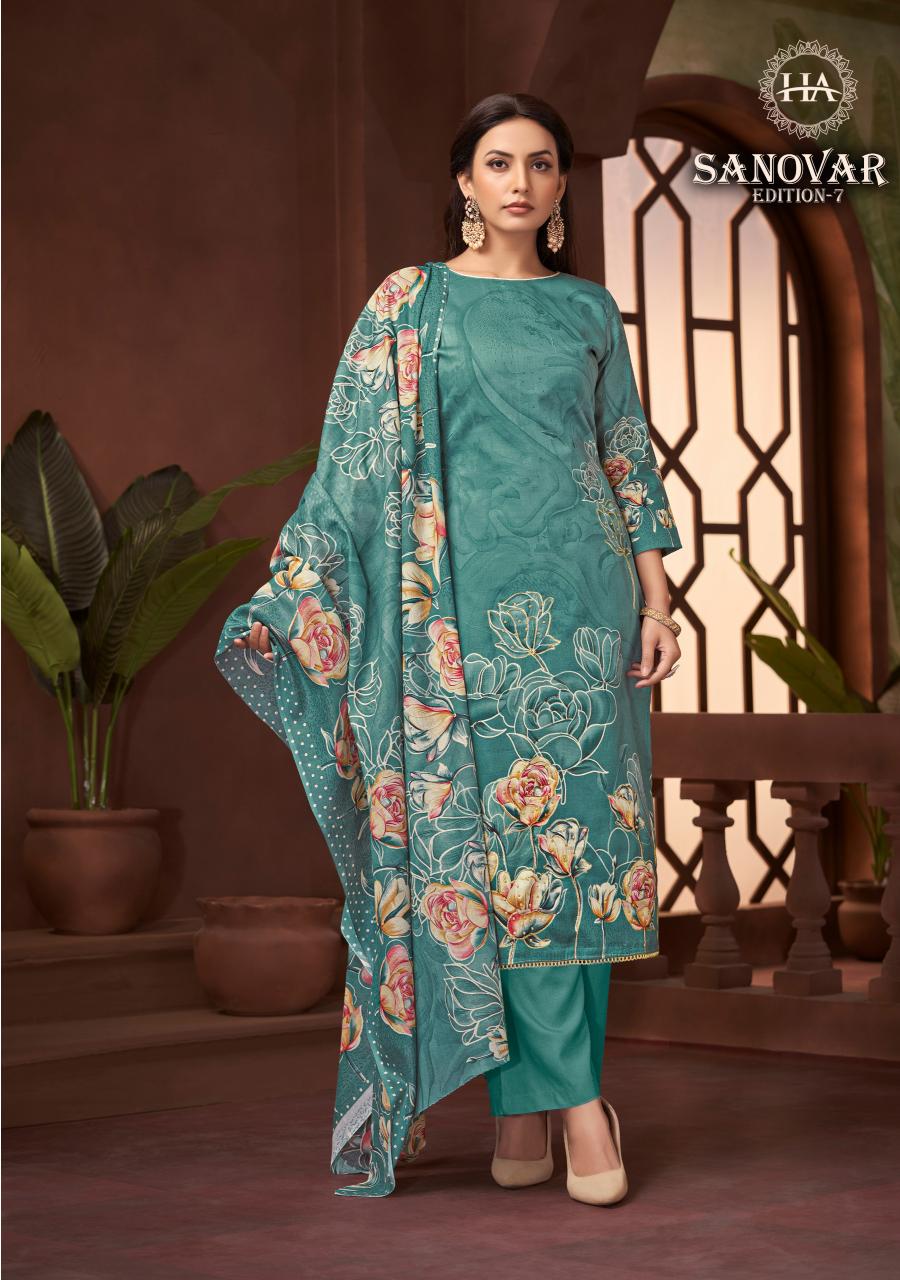 Alok Sanovar Vol 7 catalog surat textile market dress materials
