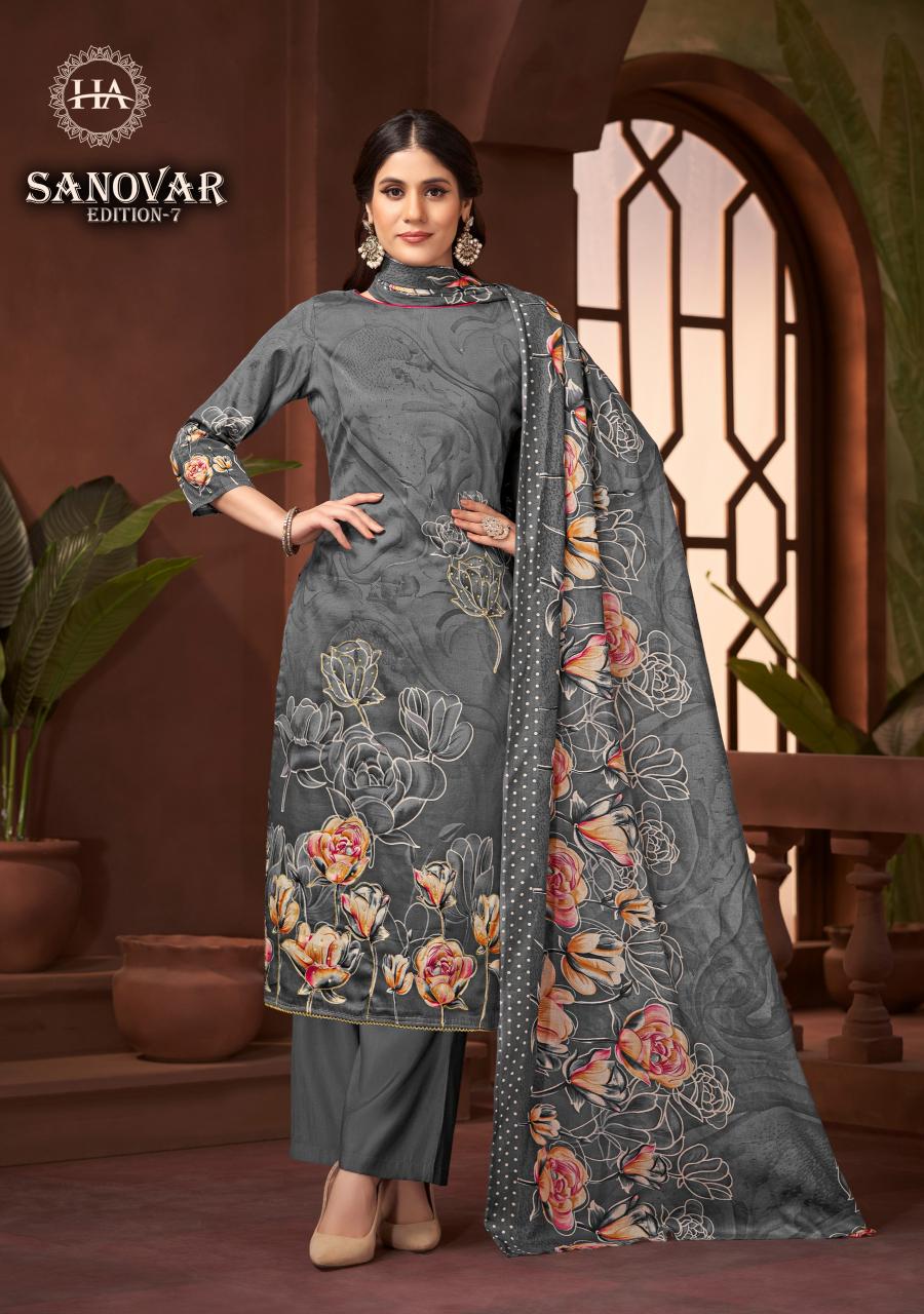 Alok Sanovar Vol 7 catalog surat textile market dress materials
