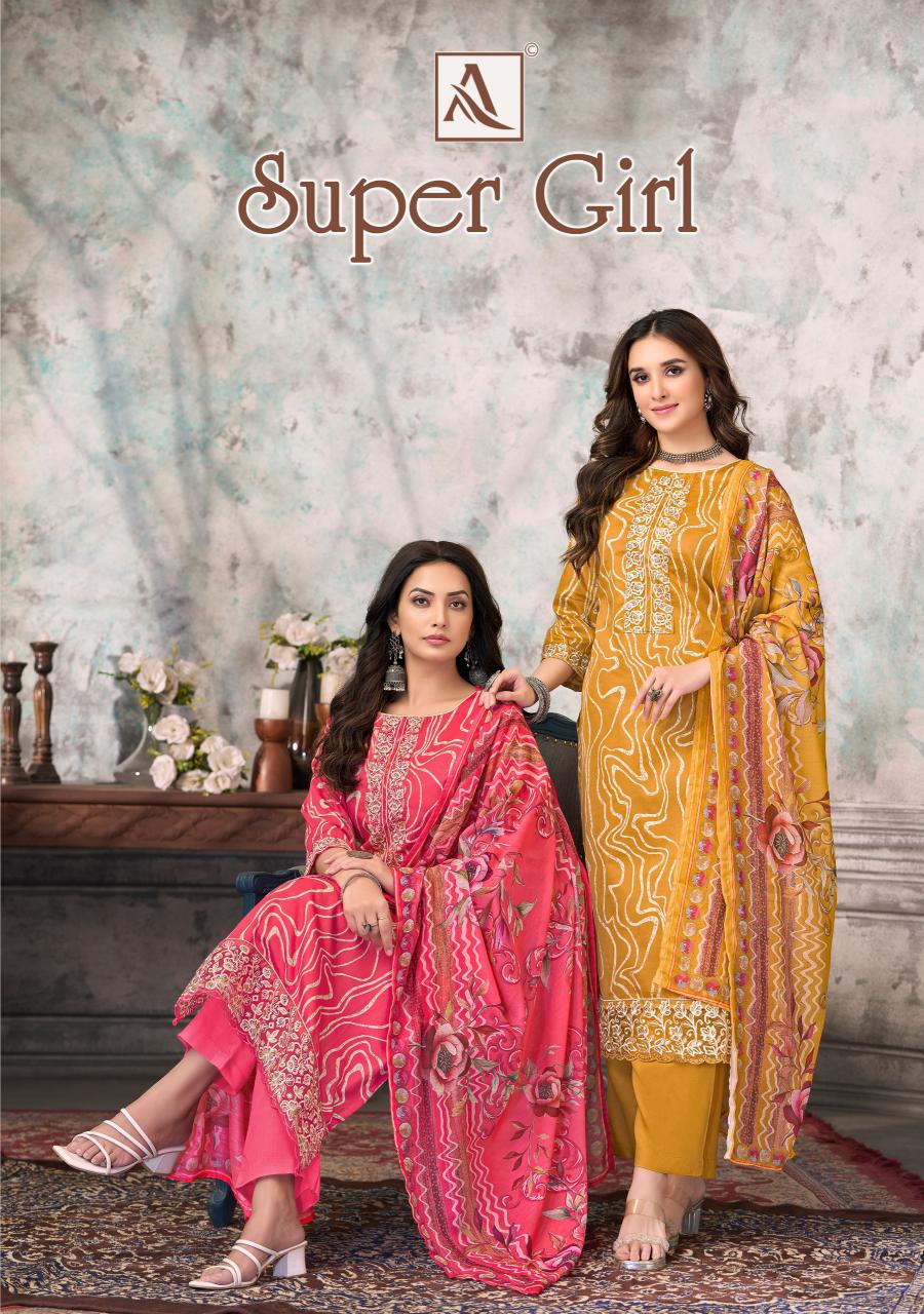 Alok Super Girl Catalog best dress material shop in surat