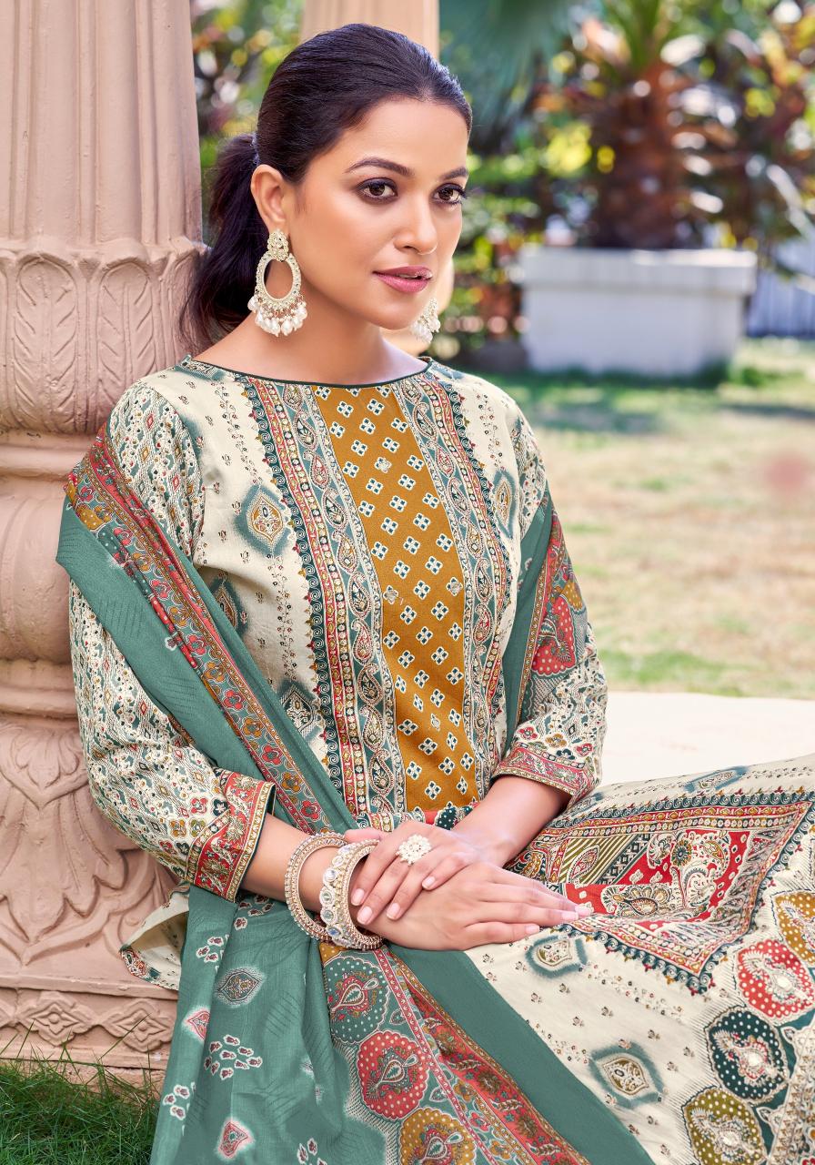 Alok Surmai Vol 2 catalog designer material for dresses surat