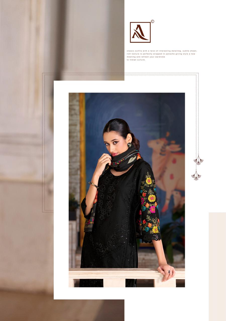 Alok Tabeer Vol 18 catalog wholesale dress materials in surat