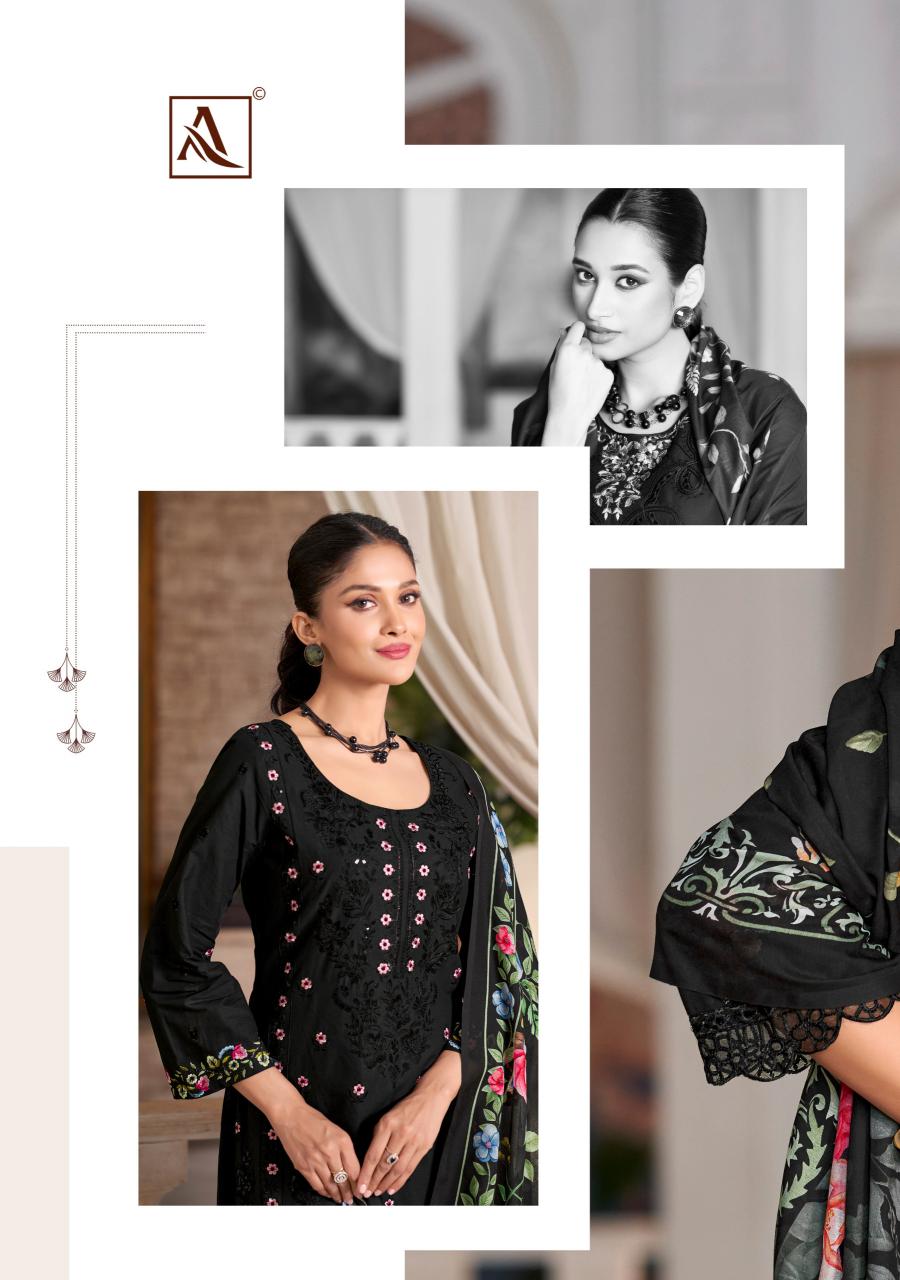 Alok Tabeer Vol 18 catalog wholesale dress materials in surat